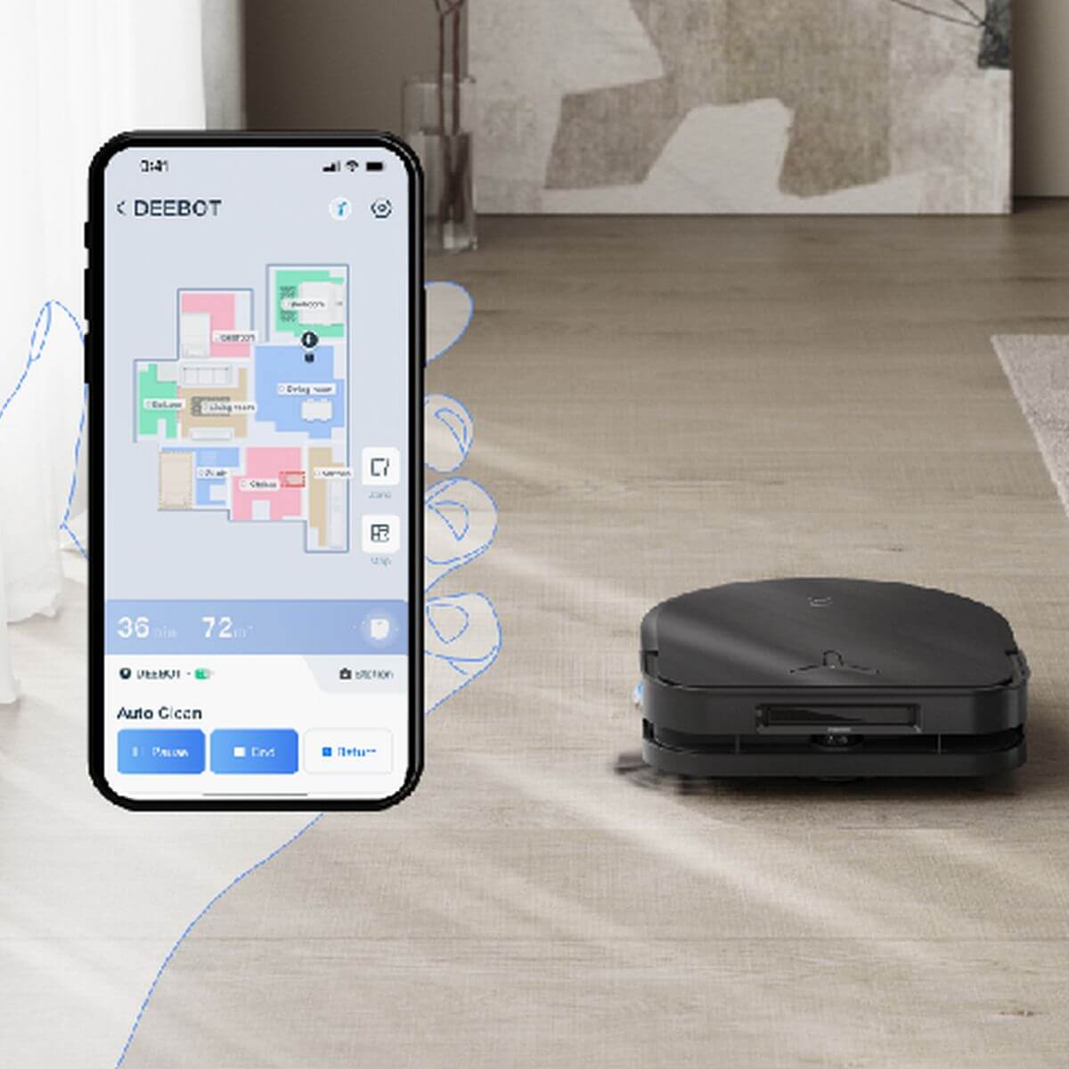 19 Intuitívna aplikácia ECOVACS HOME